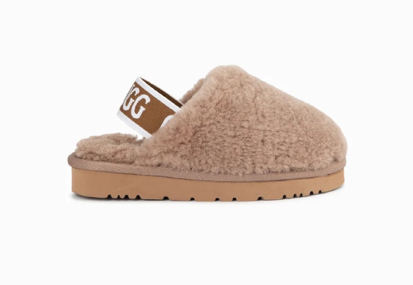 Ugg Kids Riana Fluff Slide - Available in Two Colours & Four Sizes