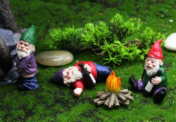 Miniature Garden Elf Ornament Grass Decoration