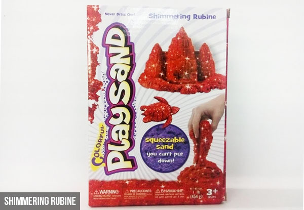 $19 for Shimmering Kinetic Sand – Four Colours Available