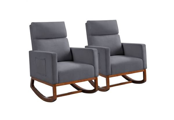 Two-Pack Rocking Accent Armchair