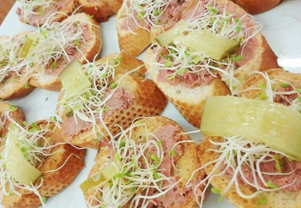 From $68 for Delivered Canape Platters for 10 People (55 Pieces) – Options for up to 40 People (200 Pieces)