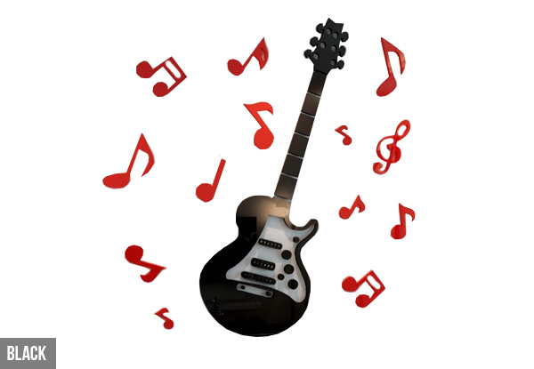 $25 for a Guitar and Music Decal Available in Four Colours