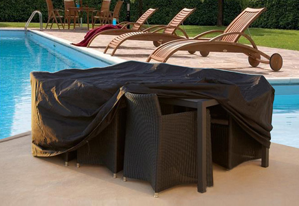 $49 for a Small Water Resistant Outdoor Furniture Cover or $69 for a Large Size