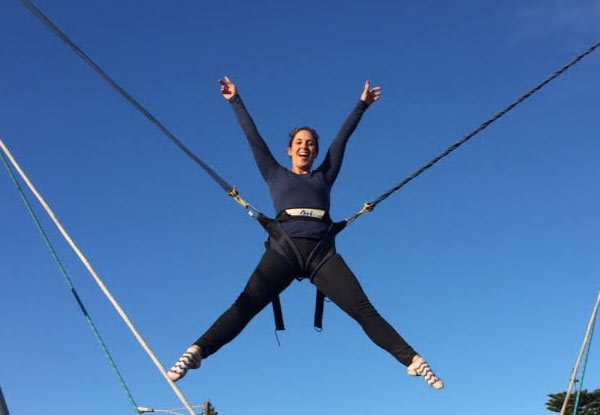 $6.50 for 10 Minutes of Bounce Time on the Bungy Trampoline