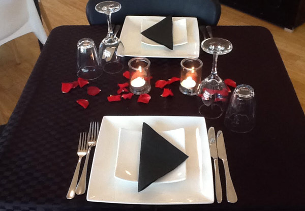 $79 for a Valentine's Three-Course Dinner for Two People - Valid 13th & 14th February (value up to $120)
