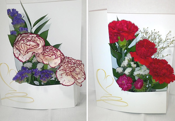 $19.95 for a Fresh Living Valentine's Day Flower Card (value up to $64.60)