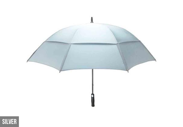 $25 for a Double Canopy Wind-Resistant Umbrella (value $49.99)