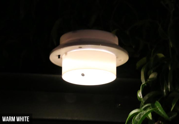 $5.50 for a Super Bright LED Solar Gutter Light – Available in Cool White or Warm White