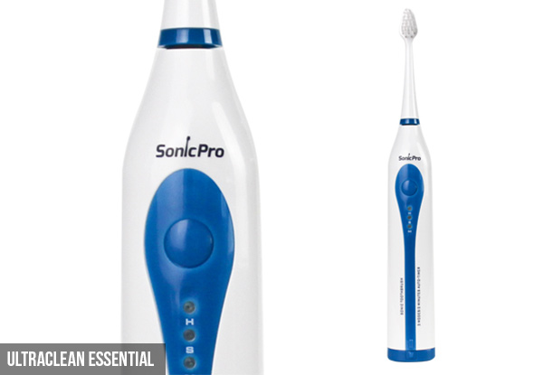 From $19.99 for a SonicPro Ultra Clean Essential Toothbrush (value $49.90)