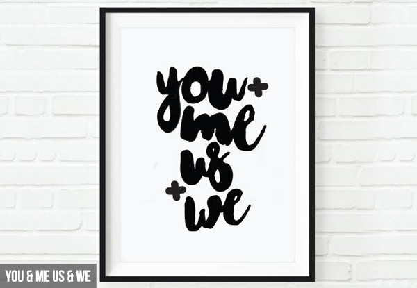 $23 for an A4 Design Print, or $30 for a Two-Piece Print Set