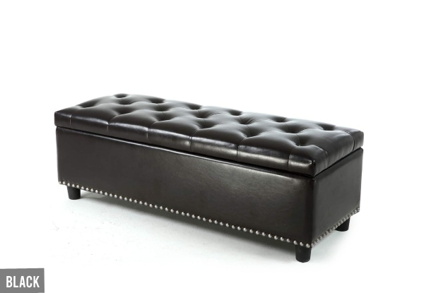 Pre-Order Toby Ottoman Storage Bench - Three Colours Available