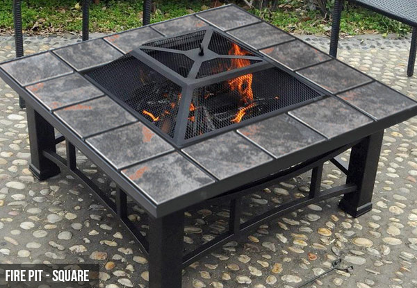 From $119 for a Range of Outdoor Fire Pits - Available in Two Designs