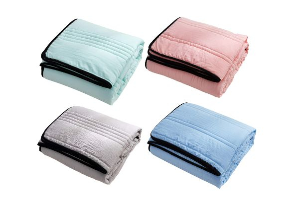 Cooling Summer Blanket - Available in Four  Colours, Four Sizes & Option for Two-Pack