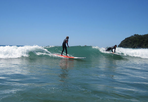 $39 for a Two-Hour Beginner Surf Lesson incl. Board, Wetsuit Hire & an Extra 30 Minutes Surfing After the Lesson (value up to $80)