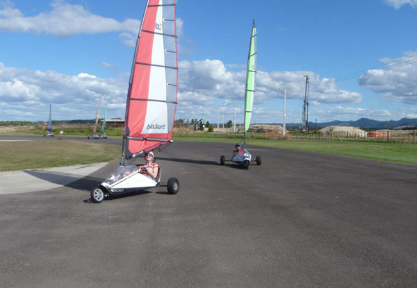 $21 for 30-Minutes of Blokart Land Sailing – Options for up to Six People (value up to $180)