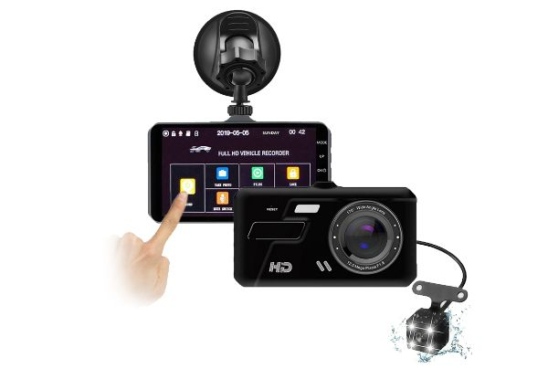 Touch Screen Dual Car Camera with 32G Card