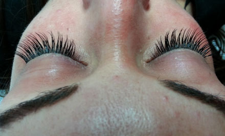 $39 for Full Glamour Eyelash Extensions or $49 with Eyebrow Threading (value up to $115)