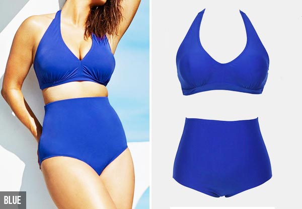 $22 for a Halter Neck Bikini Available in Three Colours