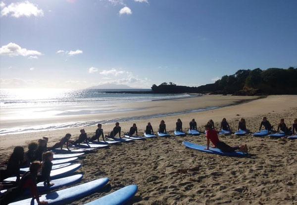 $35 for an Adult's or Child's Two-Hour Surf Lesson incl. Board & Wetsuit Hire or $70 for Two People (value up to $140)