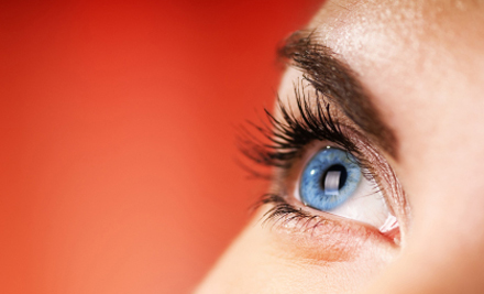 $59 for Full Set of Eye Lash Extensions with Eyebrow Shape & Tint (value up to $120)