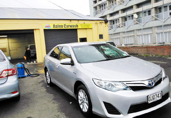 $29 for an Exterior Car Wash incl. Mag Wheel Treatment & Detailed Hand Wax & Polish (value up to $60)