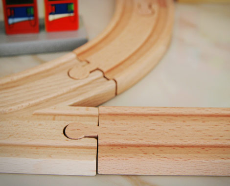 $32 for a 70-Piece Wooden Train & Track Set