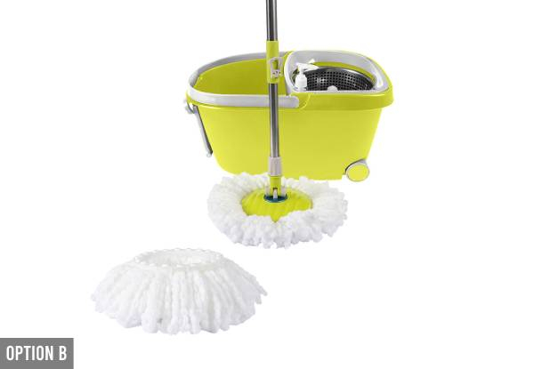 Cleanflo Spin Mop & Bucket Set Range - Three Options Available