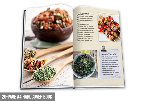 Personalised Recipe Book - Three Sizes Available