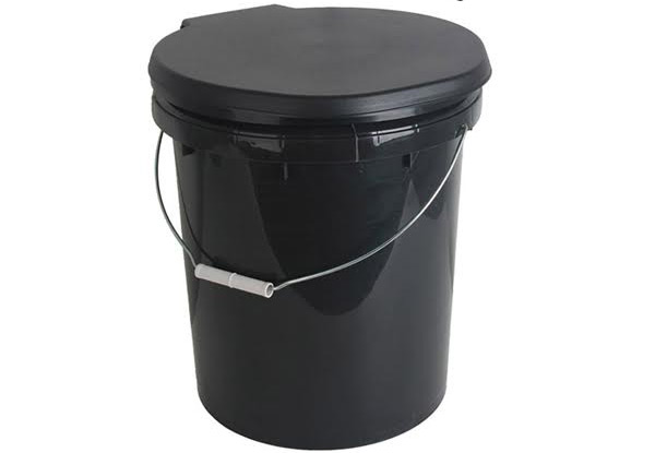 $24.99 for a Portable Toilet Bucket with Seat (value $49.90)