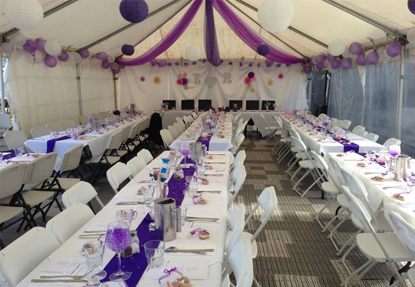 $99 for a Three-Hour Marquee Venue Hire incl. a $100 Food Voucher (value up to $617.50)