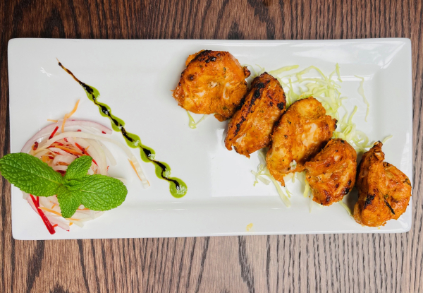 Exquisite Indian Culinary Dinner for Two People - Options for Four & Six Guests