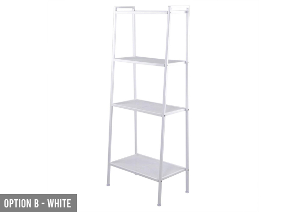 Four-Tier Shelf - Available in Two Colours & Two Sizes