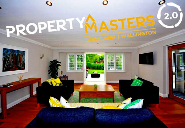 $29 for Two Tickets to 'Property Masters’ Property Investment Event on 26th March in Auckland incl. $75 GrabOne Credit & Three Bonus Gifts (value up to $485.95)