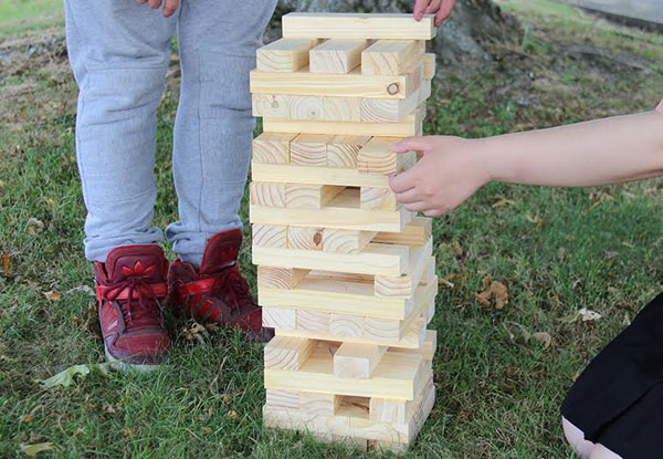 $45 for a 60-Piece Giant Wooden Tower Game