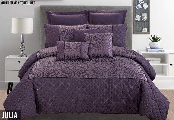 Eight-Piece Comforter Set - Four Styles & Three Sizes Available