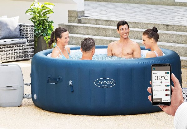 Bestway Four Person Lay-Z Spa Hot Tub