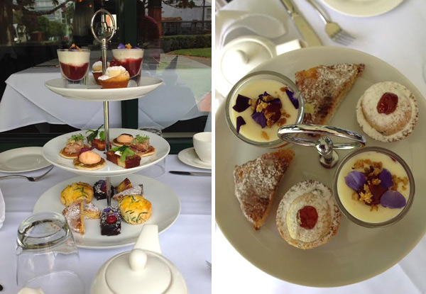 $55 for a High Tea for Two with Tea/Coffee or $65 with Champagne – Options for Four or Ten People