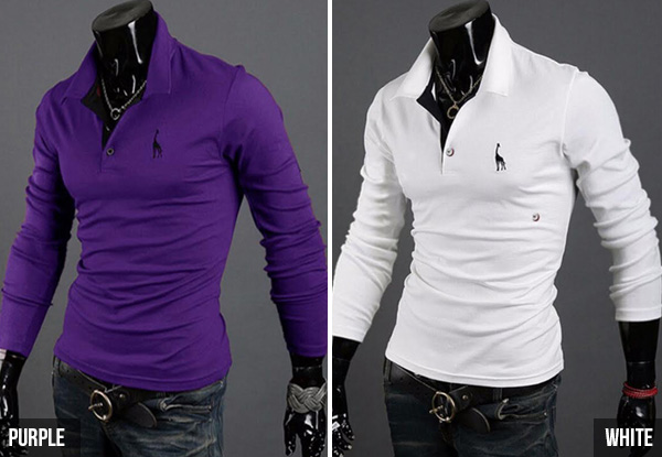 $19 for a Men's Long Sleeve T-Shirt –Available in Ten Colours