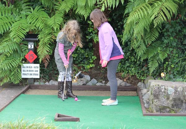 $9 for One Round of Night-Time Mini Golf for One Person, or $25 for a Family Pass – Options for Day-Time Rounds Available (value up to $48)