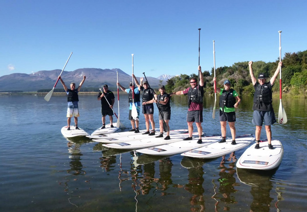 $25 for a Tongariro Stand Up Paddleboard Adventure (value up to $50)