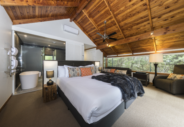 Two-Night Coromandel Luxury Chalet Stay for Two People incl. Free WIFI & Complimentary Parking - Option to include Daily Breakfast for Two People - Valid from the 1st of April 2024