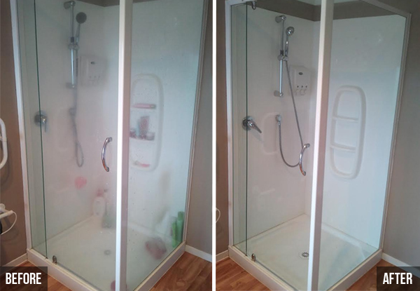 $125 for Professional Restoration of Your Shower's Glass & Chrome (value up to $250)