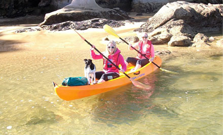 $30 for Two-Hour Hire of a Double Sit-On Kayak or $15 for a Single Sit-On Kayak (value up to $80)