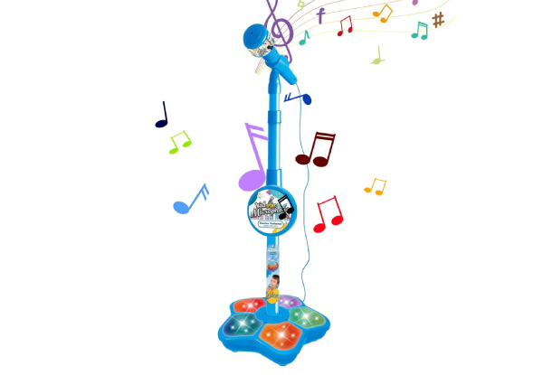 Musical Microphone with Stand - Three Colours Available