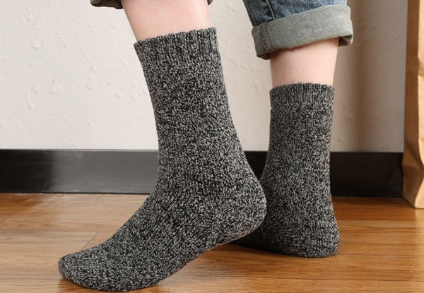 Five-Pair Men's Winter Warm Socks
