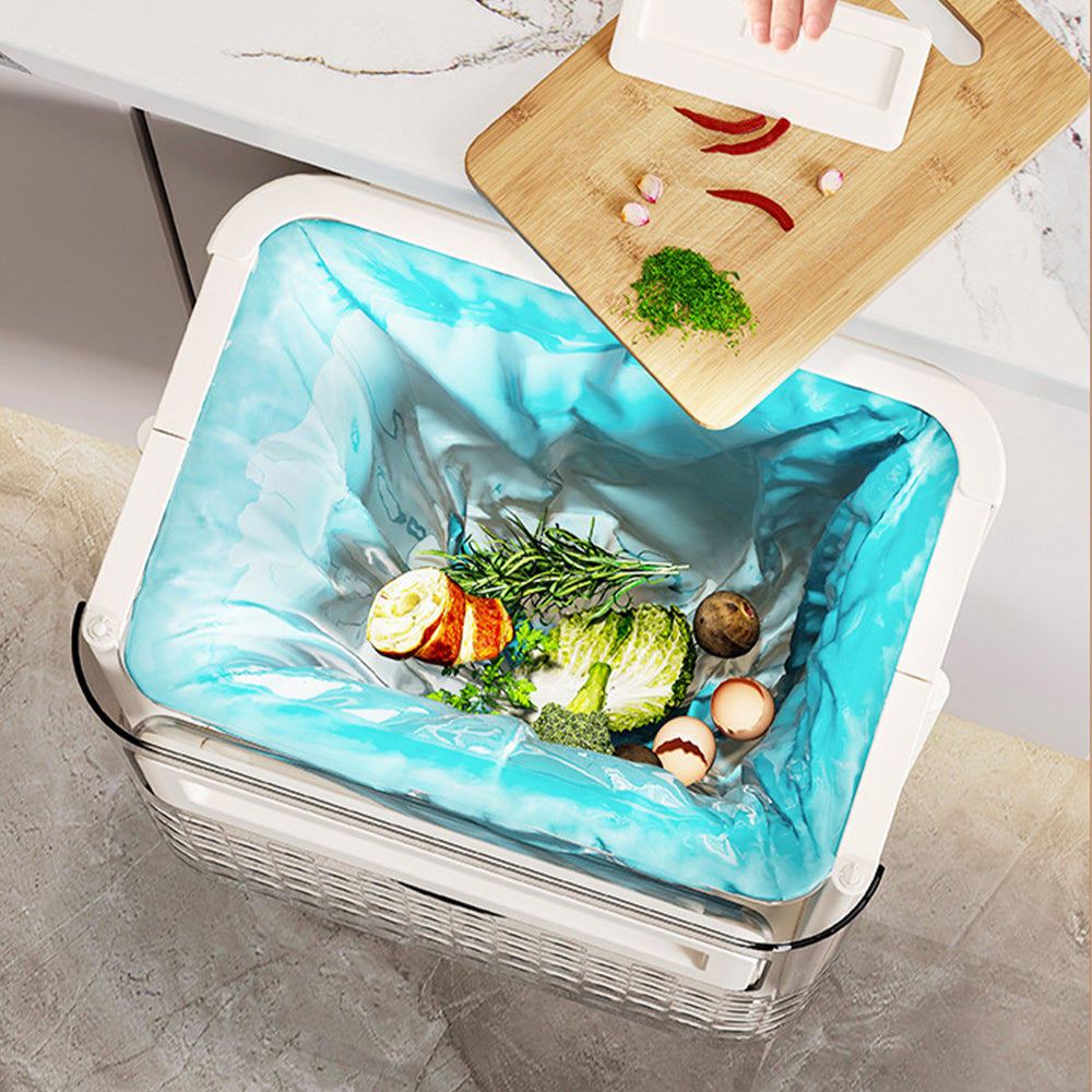 Collapsible Hanging Kitchen Trash Can - Three Colours Available
