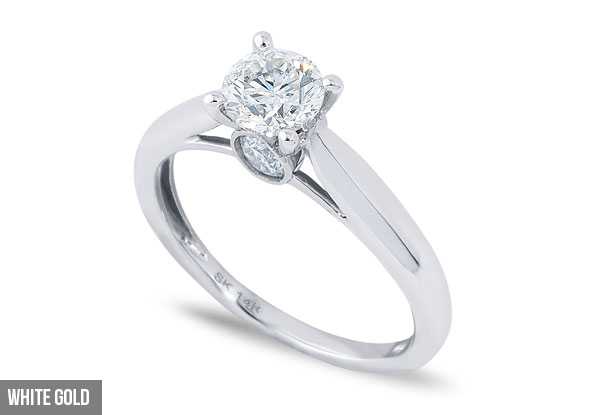 $3,995 for a Diamond Ring with One Carat of Diamonds - Set in 14 Carat White or Yellow Gold (value up to $7,995) incl. Delivery or Pick Up Available