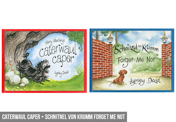 $19.99 for a Pack of Two Hardback Hairy Maclary Books (value $49.98)