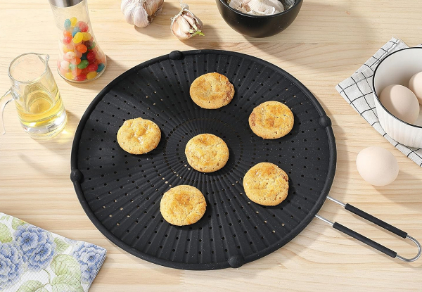 Frying Pan Silicone Splatter Screen - Option for Two-Pack