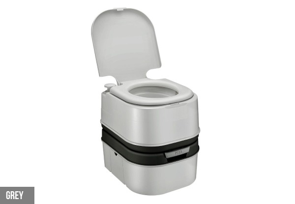 24L Portable Camping Toilet - Two Colours Available